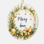 Kerstmis ornament met aangepaste naam (Links)