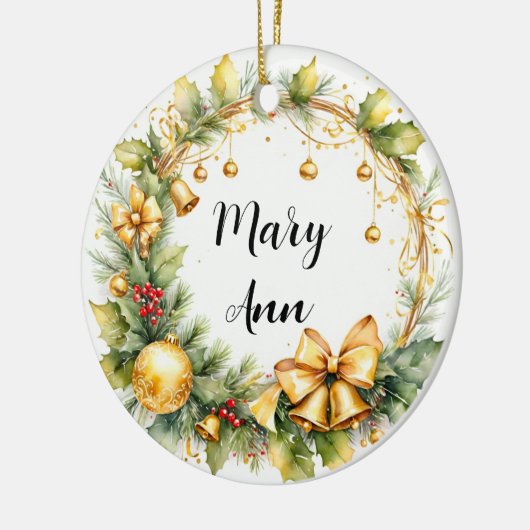 Kerstmis ornament met aangepaste naam (Links)