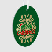 Kerstmis, ornamenten met sneeuwvlok 02 (voorkant)