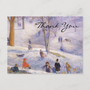 Kerstmis Oud-Hollands Bedankt Briefkaart