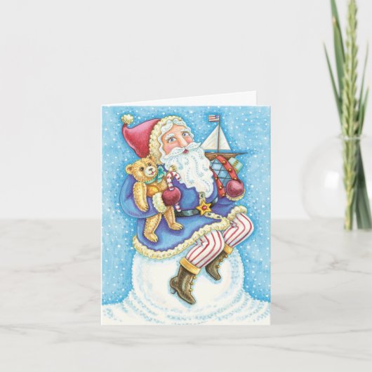 Kerstmis Oude Stijl Bedankt (Voorkant)