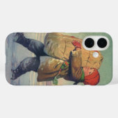 Kerstmis Oude Stijl, Kind met Grote Pakket Case-Mate iPhone Case (Achterkant (horizontaal))