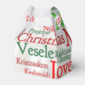 Kerstmis over de hele wereld bedankdoosjes (Achterkant)