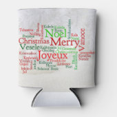 Kerstmis over de hele wereld blikjeskoeler (Voorkant)