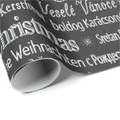 Kerstmis over de hele wereld cadeaupapier (Rol Hoek)