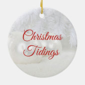 Kerstmis over de hele wereld keramisch ornament (Achterkant)