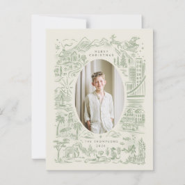 Kerstmis over de hele wereld | vakantieganger briefkaart