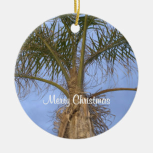 Kerstmis Palmboom Ornament AANPASSEN Datum