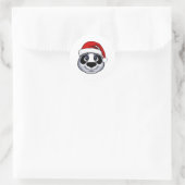 Kerstmis Panda Sticker (Tas)