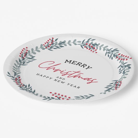 Kerstmis Papieren Bordje (Gekanteld)