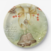 Kerstmis Papieren Bordje (Voorkant)