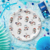 Kerstmis Papieren Bordje (Feest)