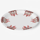 Kerstmis Papieren Bordje (Gekanteld)