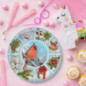 Kerstmis Papieren Bordje (Feest)