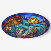 Kerstmis Papieren Bordje (Gekanteld)