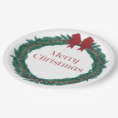 Kerstmis Papieren Bordje (Gekanteld)