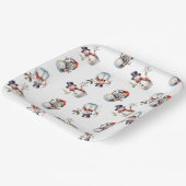 Kerstmis Papieren Bordje (Gebogen)