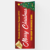 Kerstmis parade of display spandoek (Verticaal)