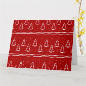 Kerstmis Patroon 116 Kaart (Gele Bloem)