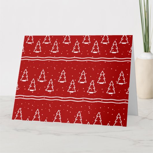 Kerstmis Patroon 116 Kaart (Voorkant)