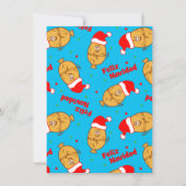 Kerstmis Pattern Feestdagenkaart (Voorkant)