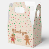 Kerstmis peperkoek Geslacht onthullen Bedankdoosjes (Geopend)