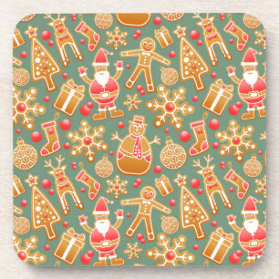 Kerstmis peperkoek sint onderzetter