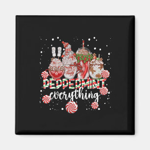 Kerstmis Pepermunt Alles Koffie Chocolade M Magneet