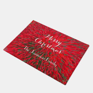 Kerstmis Persoonlijke Naam Deurmat Voetmat