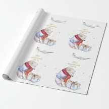 Kerstmis Persoonlijke Wonderland Beer Robin