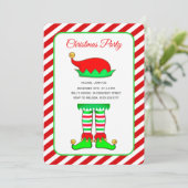 Kerstmis: Pet op rood en wit kerstfeest Kaart (Staand voorkant)