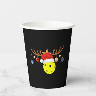 Kerstmis Pickleball 0 Papieren Bekers