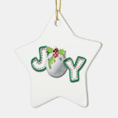 Kerstmis, PIckleball Joy Keramisch Ornament (Links)