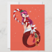 Kerstmis Pixie Zeemeermin Thunder_Cove Kaart (Achterkant)