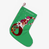 Kerstmis Pixie Zeemeermin Thunder_Cove Kleine Kerstsok (Voorkant (Hangend))