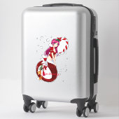 Kerstmis Pixie Zeemeermin Thunder_Cove Sticker (Koffer)