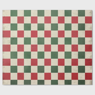 Kerstmis Plaid Cadeaupapier