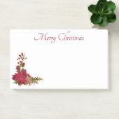 Kerstmis Poinsettia Post-It Notes (Kantoor)
