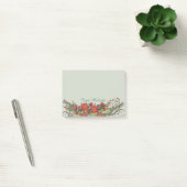 Kerstmis Poinsettias Swag op maat Post-it® Notes (Kantoor)