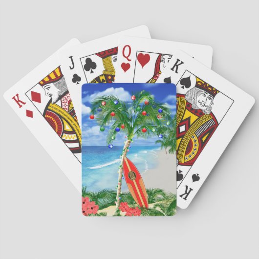 Kerstmis Pokerkaarten (Achterkant)
