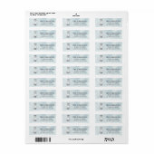 Kerstmis Poolvos Custom Kerstmis Etiket (Full Sheet)