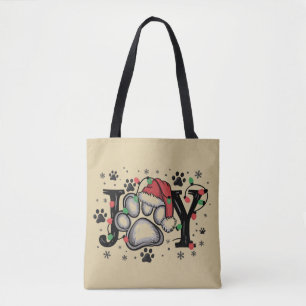 Kerstmis Poot Kerstgeschenken voor Hondenmoeders F Draagtas