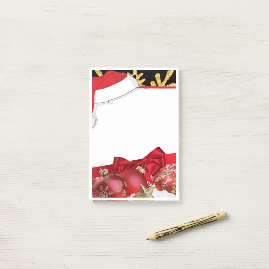 Kerstmis Post-it® Notes (Op bureau)