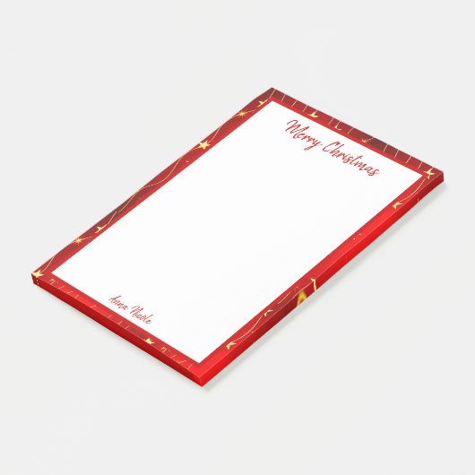 Kerstmis Post-it® Notes (Schuin)