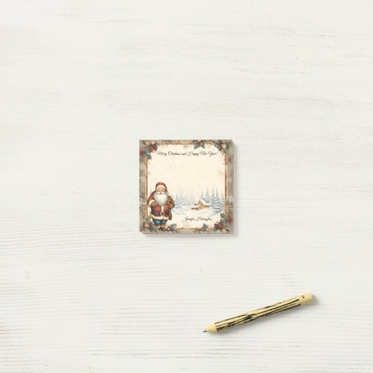 Kerstmis Post-it® Notes (Op bureau)