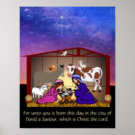 Kerstmis Poster (Voorkant)