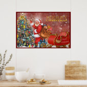 Kerstmis Poster (Keuken)