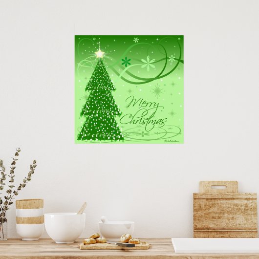 Kerstmis Poster (Keuken)
