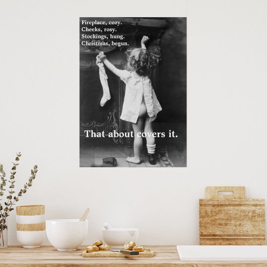 Kerstmis - Poster (Keuken)