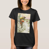 Kerstmis, postvakken in het winterlandschap t-shirt (Voorkant)